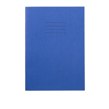Everyday A4 Exercise Book 80 Page, 8Mm Ruled With Margin, Blue - Pack Of 50 - ABC School Supplies