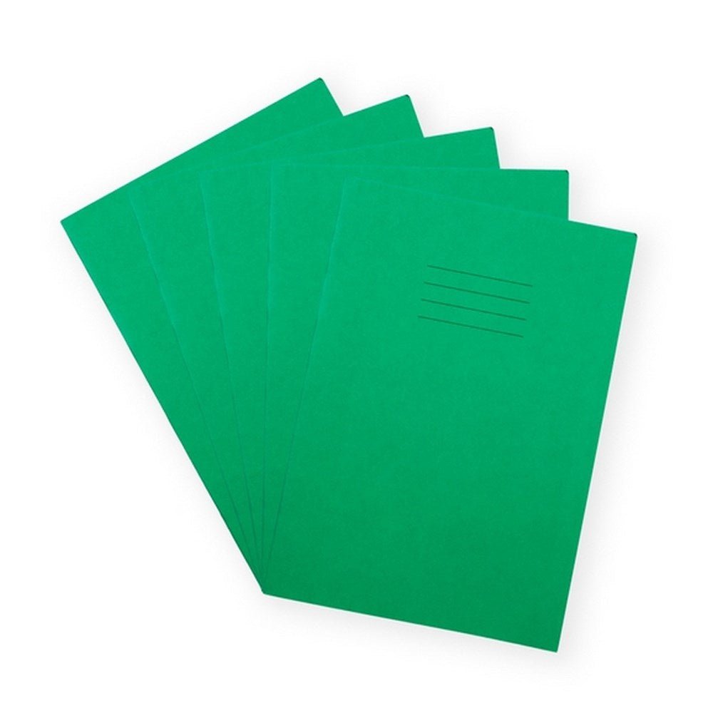 Everyday A4 Exercise Book 80 Page, 8Mm Ruled With Margin, Green - Pack Of 50 - ABC School Supplies