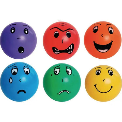 Everyday Emotion Face Balls - Assorted - Pack of 6 - ABC School Supplies