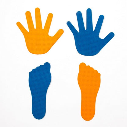 Everyday Feet And Hands Floor Markers - 20 Pairs - ABC School Supplies