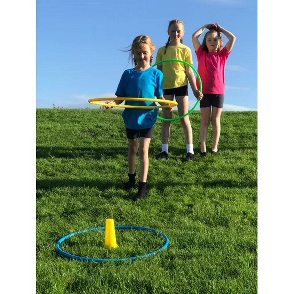 Everyday Hula Hoop Set - Assorted - 610mm - Pack of 12 - ABC School Supplies