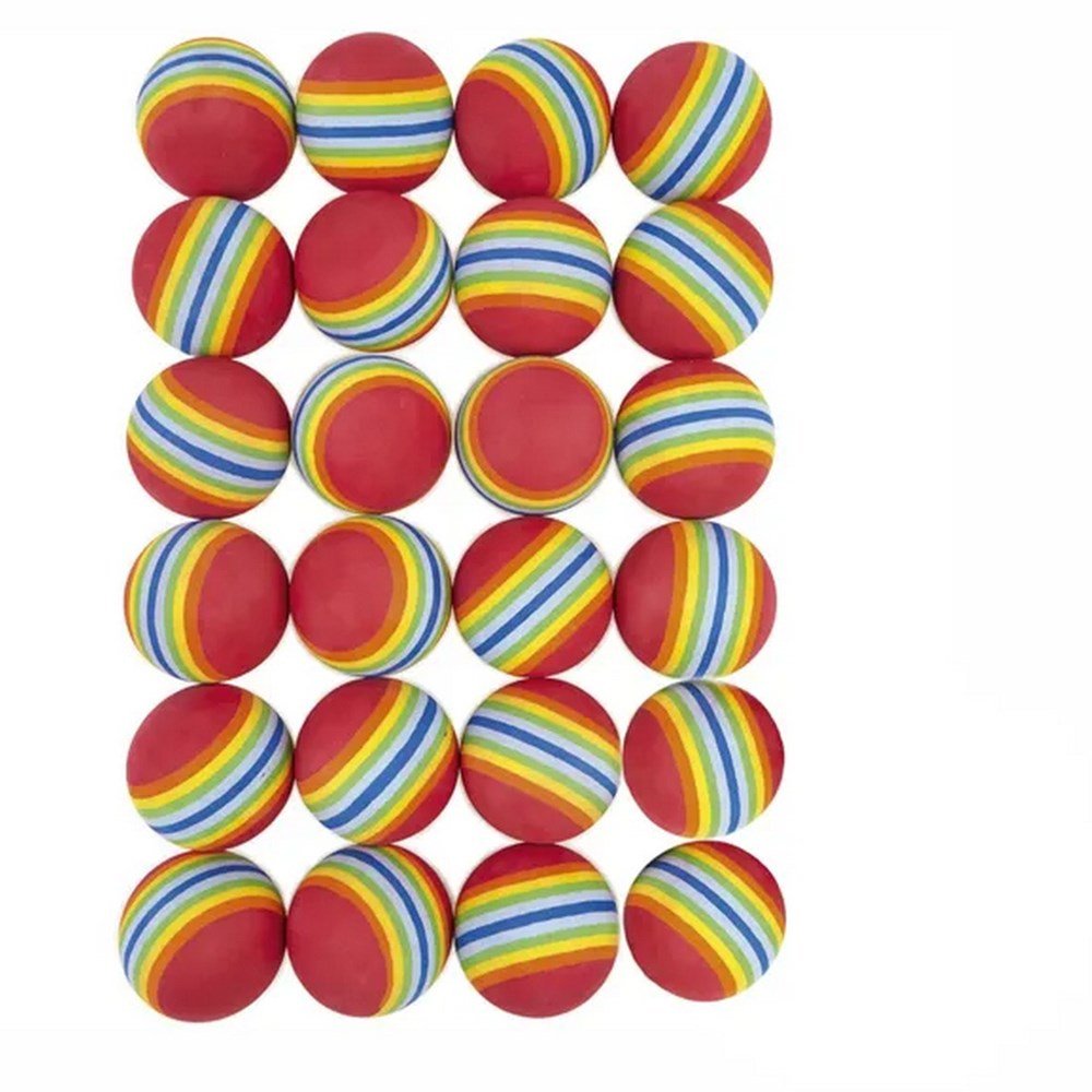 Everyday Rainbow Foam Balls - 63mm - Pack of 24 - ABC School Supplies