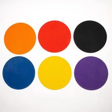 Everyday Spot Floor Markers - Assorted - 250mm - Pack of 6 - ABC School Supplies