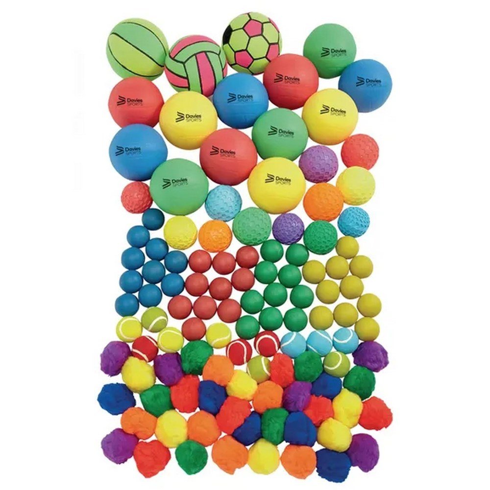 Everyday Super Budget Pack of Balls - Assorted - Pack of 117 - ABC School Supplies