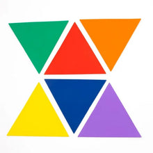 Everyday Triangle Floor Markers - Assorted - Pack of 6 - ABC School Supplies