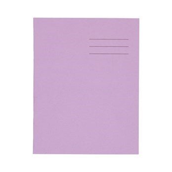 Exercise Book 80 Page, 8Mm Ruled With Margin, Purple - Pack Of 100 - ABC School Supplies