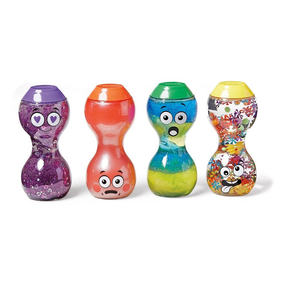 Express Your Feelings™ Sensory Bottles Embarassed, Silly, Surprised, Loved - ABC School Supplies