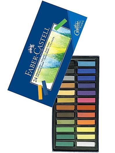 Faber Castell Chalk Pastels Full Length Box Of 24 - ABC School Supplies