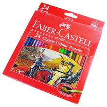 **Faber Castell Colour Pencils Full Length Set of 24 - ABC School Supplies