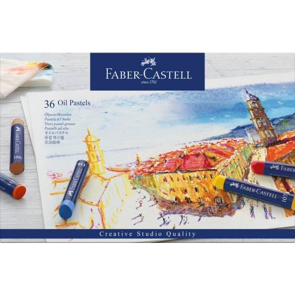 Faber Castell Oil Pastels Box Of 36 - ABC School Supplies
