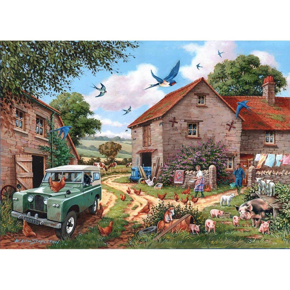 Farmer's Wife - BIG 500 Piece Jigsaw Puzzle - ABC School Supplies