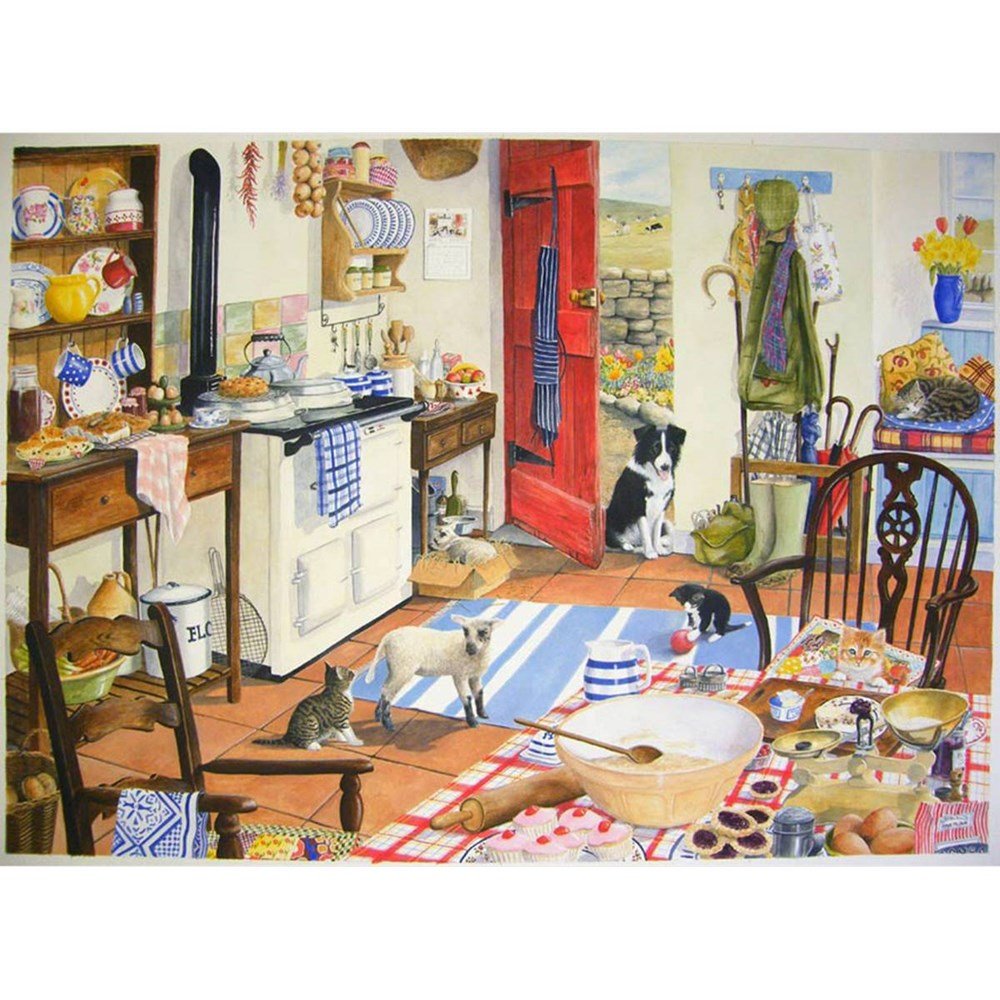 Farmhouse Kitchen - 1000 Piece Jigsaw Puzzle - ABC School Supplies