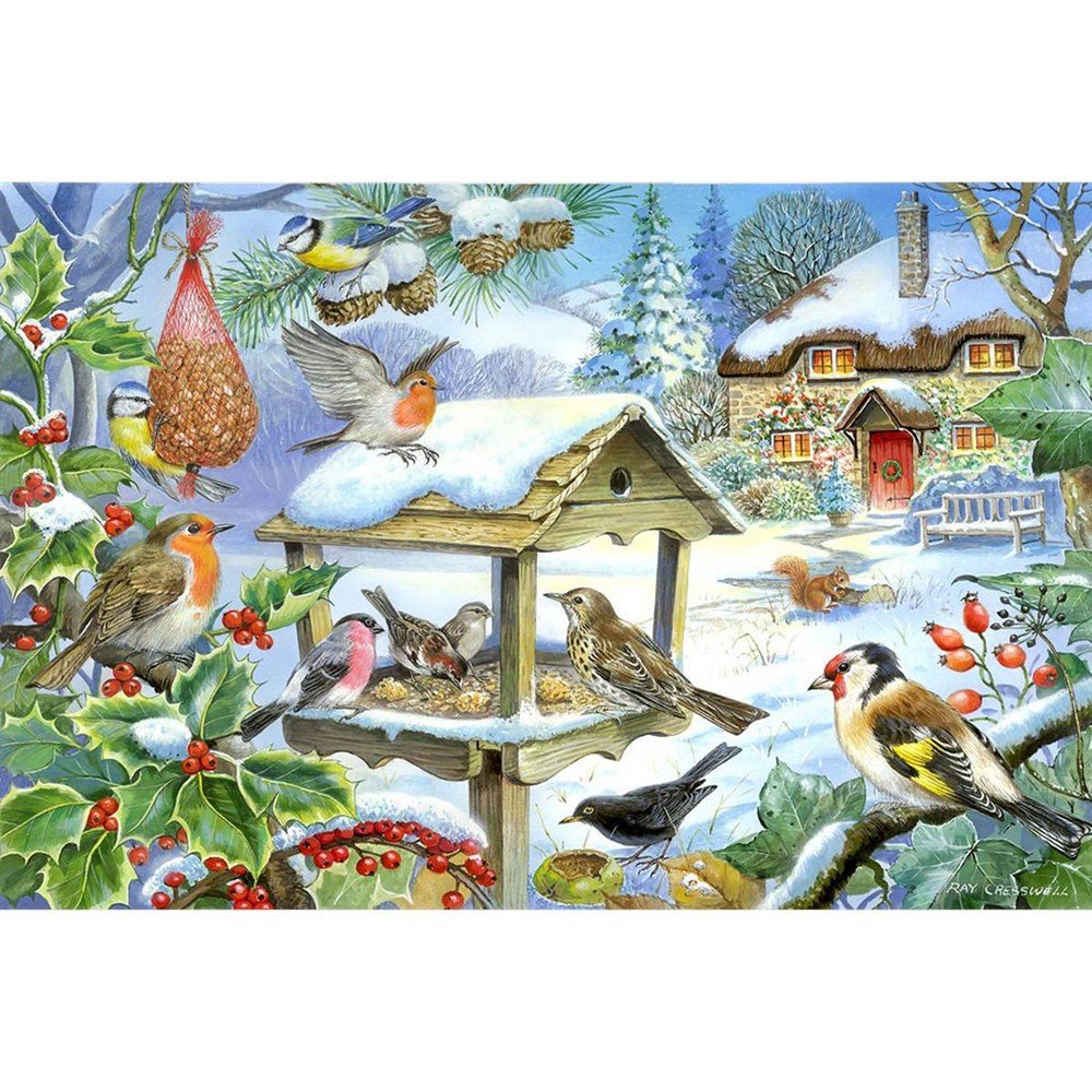 Feed The Birds - BIG 250 Piece Jigsaw Puzzle - ABC School Supplies