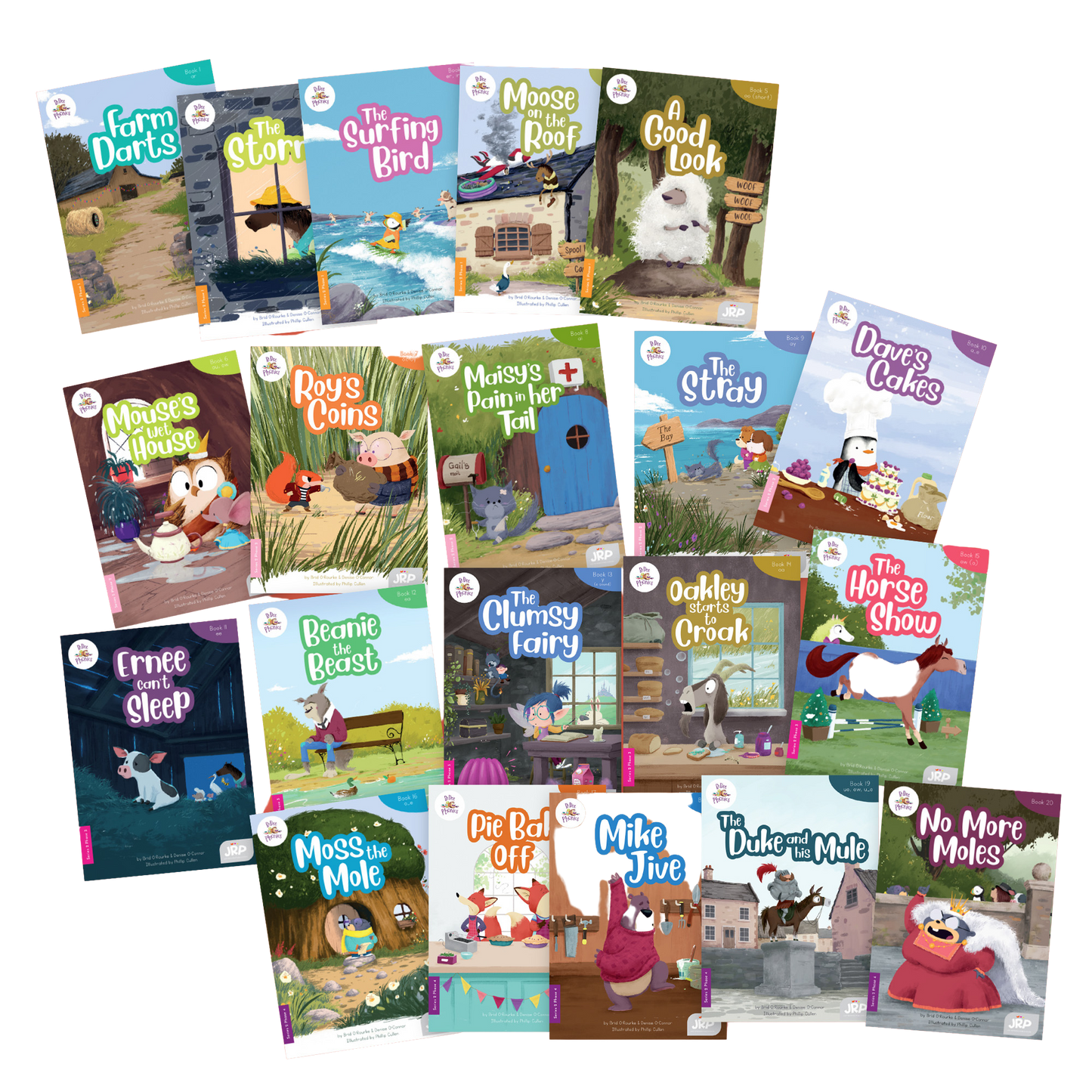 BiDee Phonics Decodable Readers  Series 2 Complete Classroom Kit (120 Books)