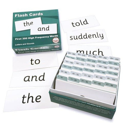 First 300 High Frequency Words Flash Cards - ABC School Supplies