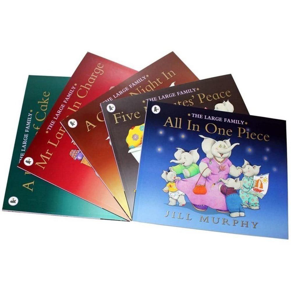 **Five Minutes Peace & Other Stories (Large Family Collection) 5 Books Set By Jill Murphy - Age 3 Years And Up - Paperback - ABC School Supplies
