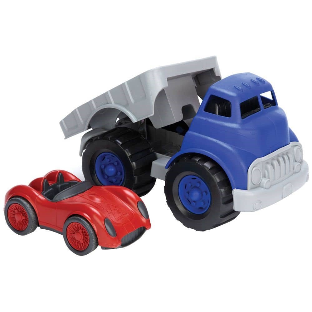 Flatbed Truck With Race Car - ABC School Supplies