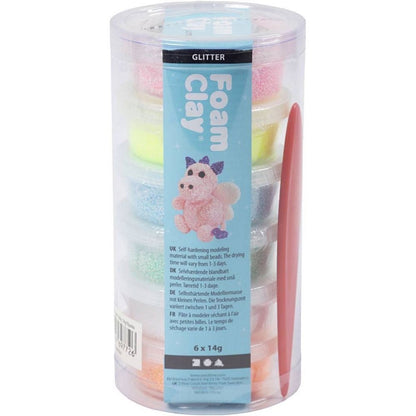 Foam Clay® Pastel Glitter (6 pack) - ABC School Supplies