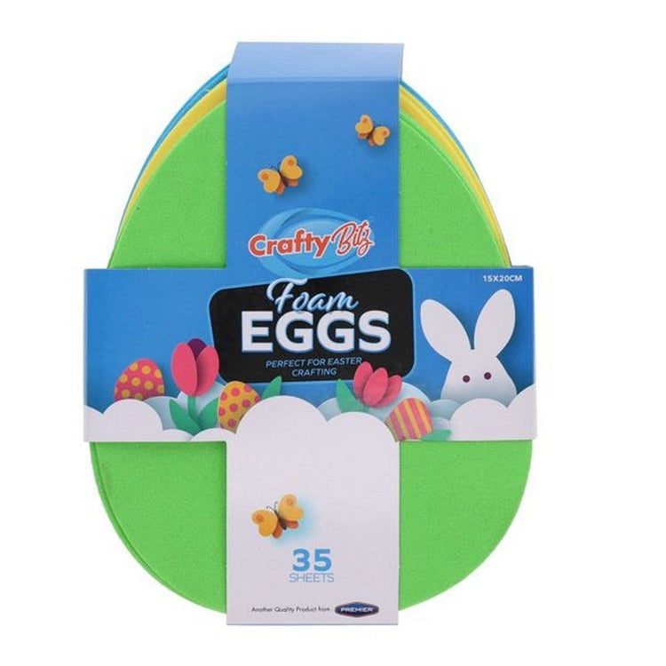 Foam Easter Eggs Pack Of 35 - ABC School Supplies