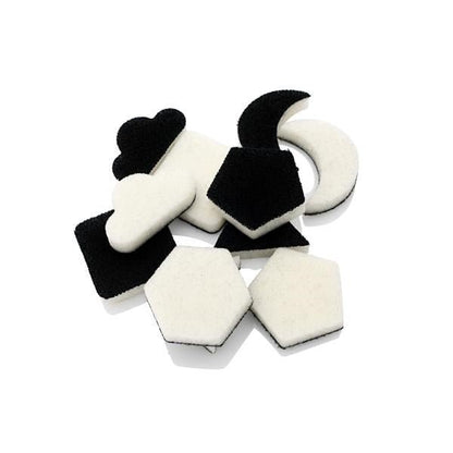 **Foam Shapes Assorted Pack Of 12 - ABC School Supplies