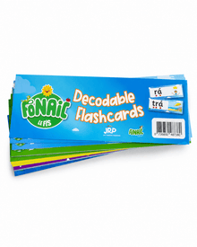 Fonaic Le Fis A Decodable Flashcards Set Of 59 - ABC School Supplies