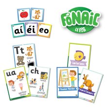 Fónaic Le Fís B Flashcards, Character Posters & Wall Frieze (Sound Poster) Set - ABC School Supplies