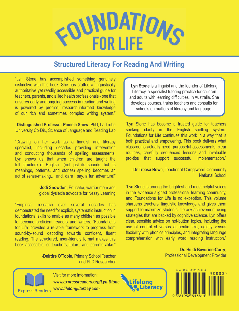 Foundations for Life by Lyn Stone - ABC School Supplies