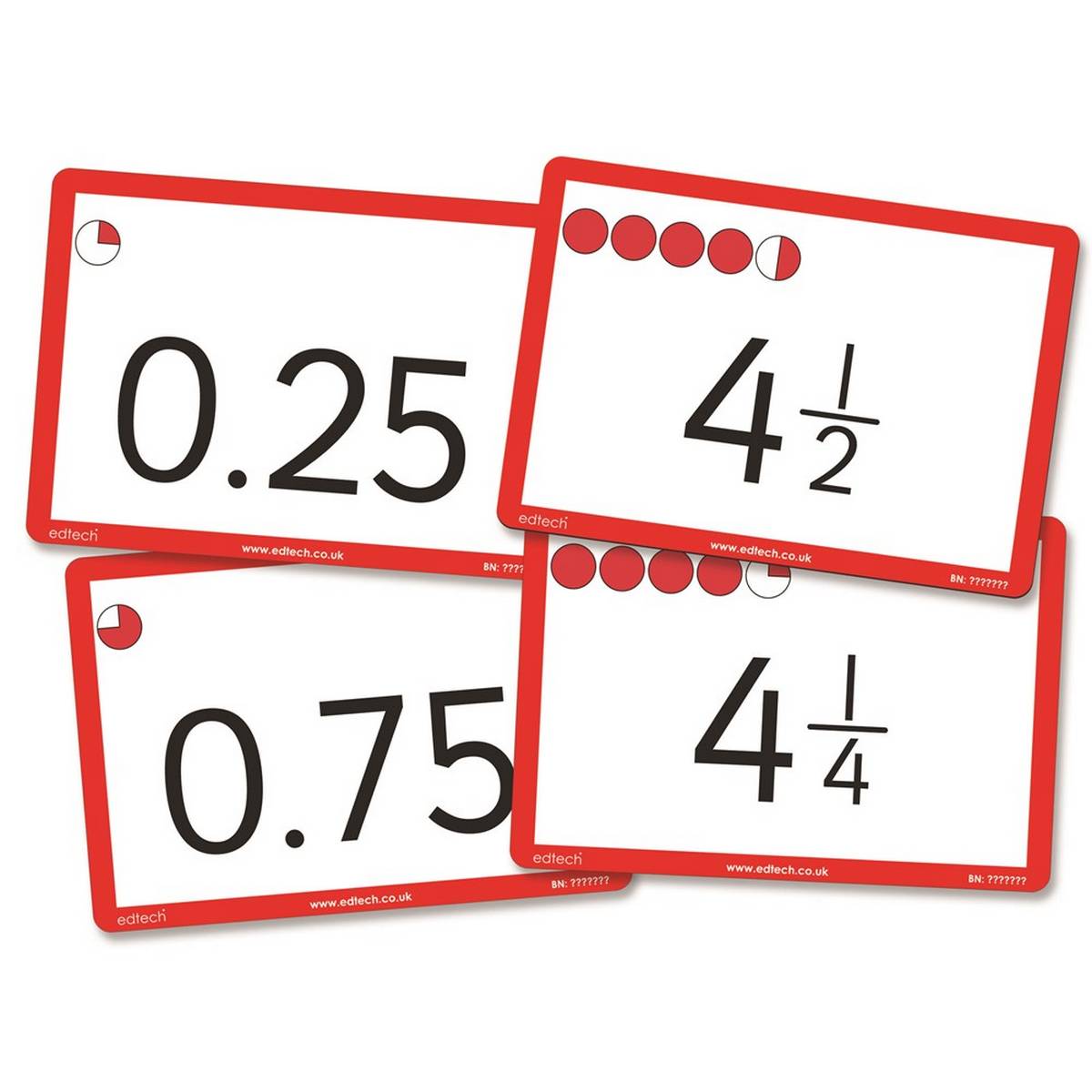 **Fraction & Decimal Counting Cards - ABC School Supplies
