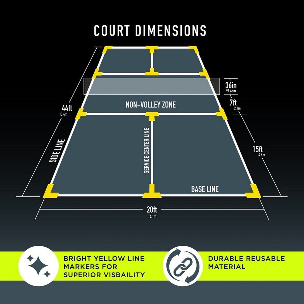 Franklin Pickleball Court Marker Kit - ABC School Supplies