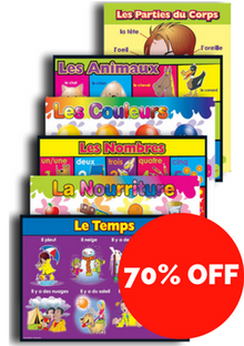 French Vocabulary Posters - ABC School Supplies