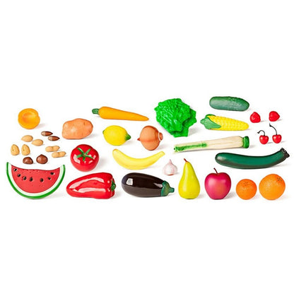 Fruits, Vegetables & Dried Fruits (35 Pieces) - ABC School Supplies
