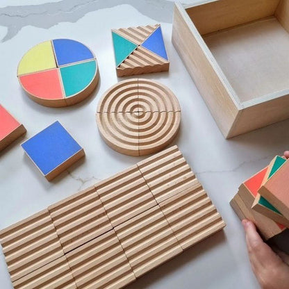 Fsc Rippled Wooden Blocks From Hope - ABC School Supplies