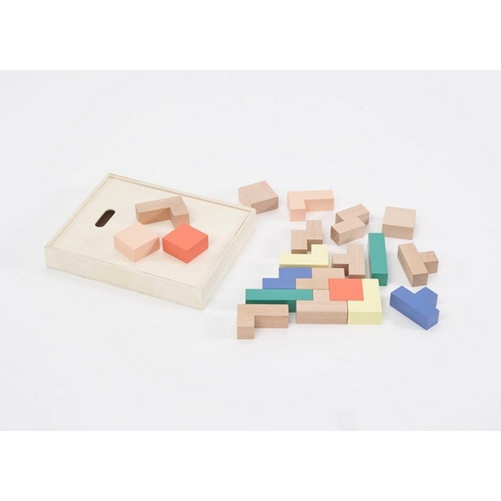 Fsc Wooden Blocks Construction Puzzle - ABC School Supplies