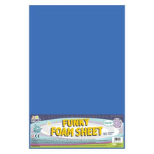 Funky Foam 12x18" Blue - 12 Pack - ABC School Supplies