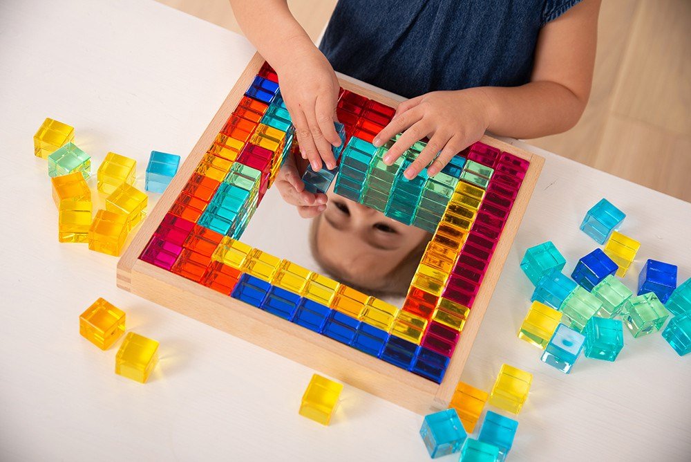 Gem Cube Mirror Tray - ABC School Supplies