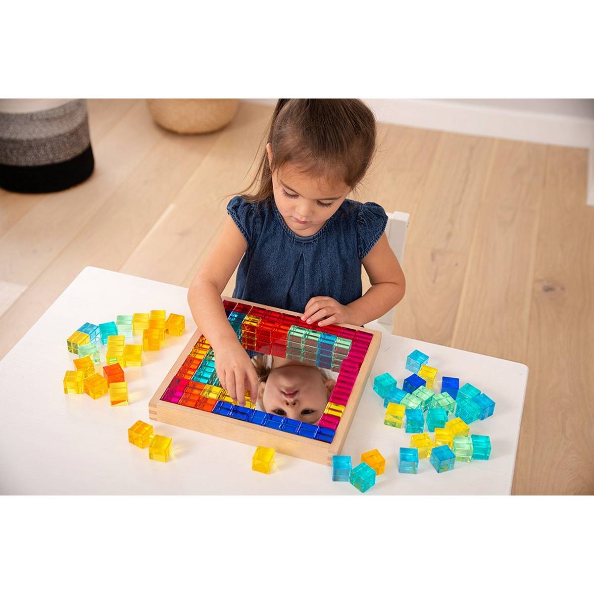 Gem Cube Mirror Tray - ABC School Supplies