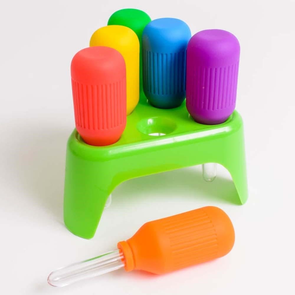 **Giant Pipettes In Stand - Set Of 6 - ABC School Supplies