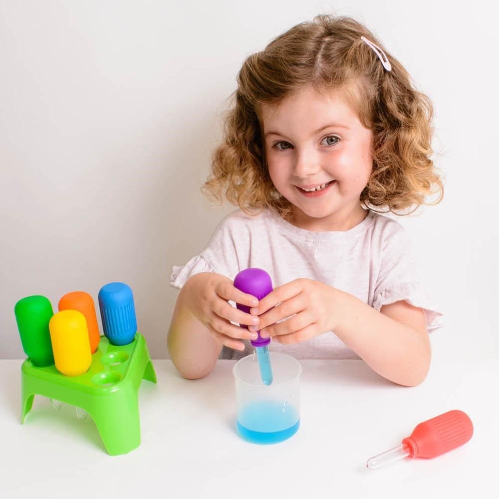**Giant Pipettes In Stand - Set Of 6 - ABC School Supplies