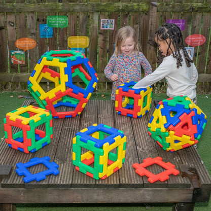 Giant Polydron Platonic Solids Set - ABC School Supplies
