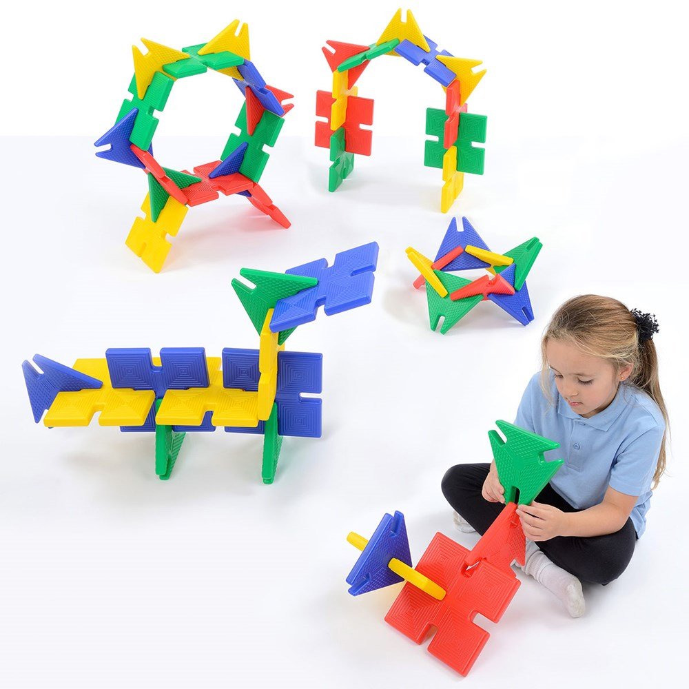 Giant Polyplay 48 Pieces - ABC School Supplies