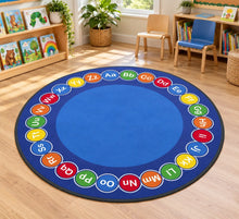Giant Rainbow Alphabet Carpet 257x180cm - ABC School Supplies