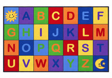 Giant Rainbow Alphabet Carpet 257x180cm - ABC School Supplies