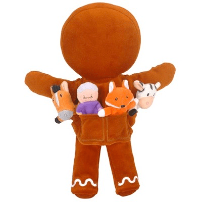 Gingerbread Man Hand/Finger Puppet - ABC School Supplies