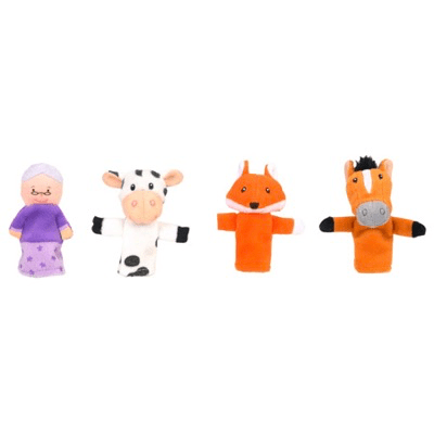 Gingerbread Man Hand/Finger Puppet - ABC School Supplies