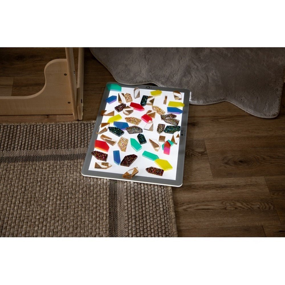 Glitter Resin Loose Parts 16 Pack - ABC School Supplies