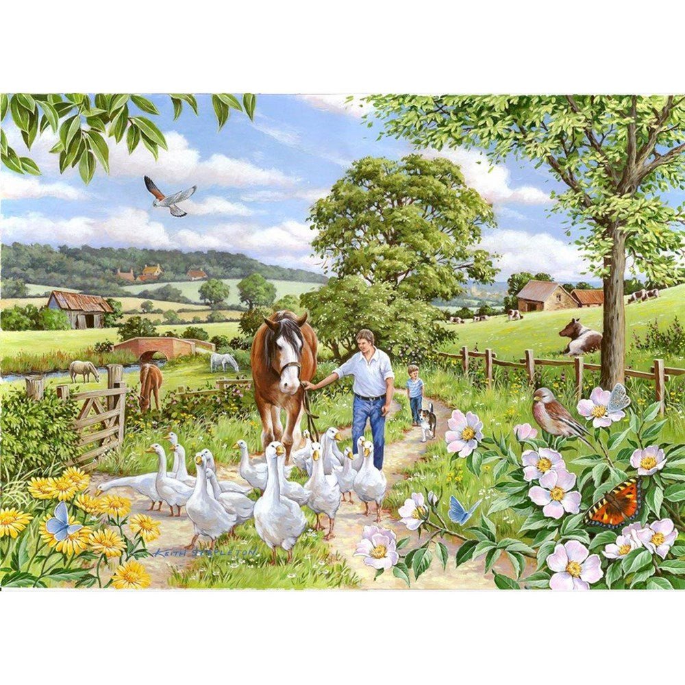 Goosey Gander - BIG 250 Piece Jigsaw Puzzle - ABC School Supplies