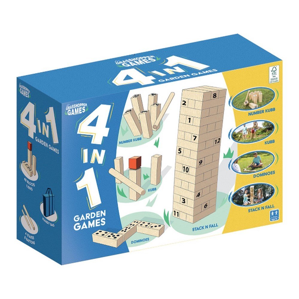 Grasshopper Games 4 - in - 1 - ABC School Supplies