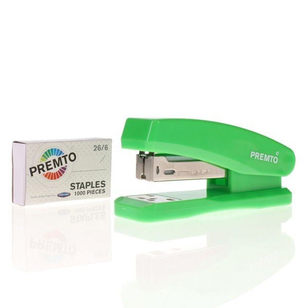 Half Strip Stapler and 1000 Staples - ABC School Supplies