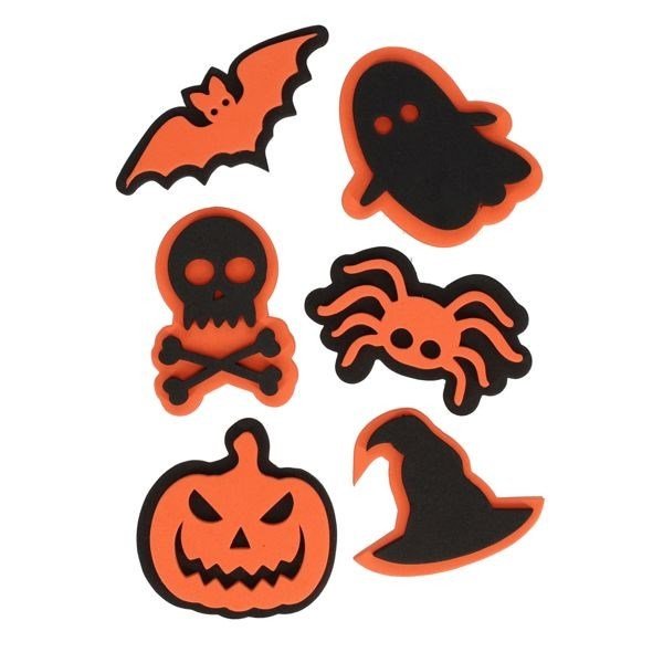 **Halloween Foam Stamps Pack of 6 - ABC School Supplies