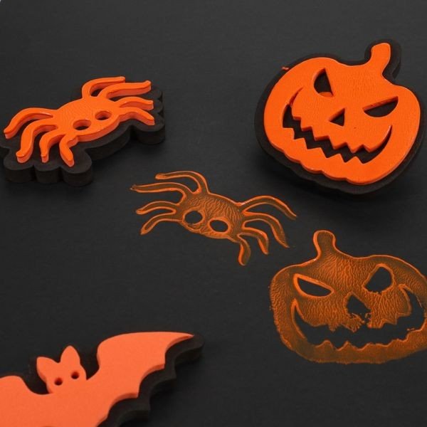 **Halloween Foam Stamps Pack of 6 - ABC School Supplies